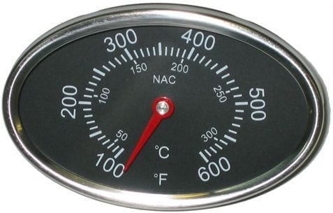 Napoleon Napoleon Temperature gauge - oval  2008 & earlier N685-0003 N685-0003 Part Temperature Gauge