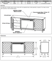Napoleon Napoleon The Bella Electric Fireplace Media Console Package NEFP26-3120WN NEFP26-3120WN Electric Fireplace Media Console Package 629169080823