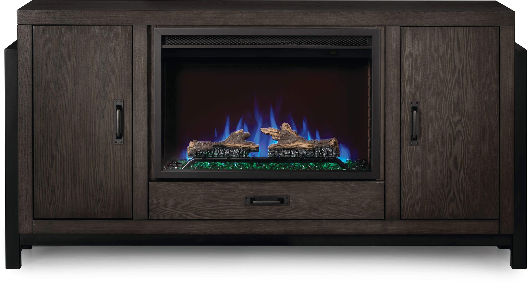 Napoleon Napoleon The Franklin Electric Fireplace Mantel Package NEFP30-3020RK Electric NEFP30-3020RK Electric Fireplace Media Console Package 629169080786