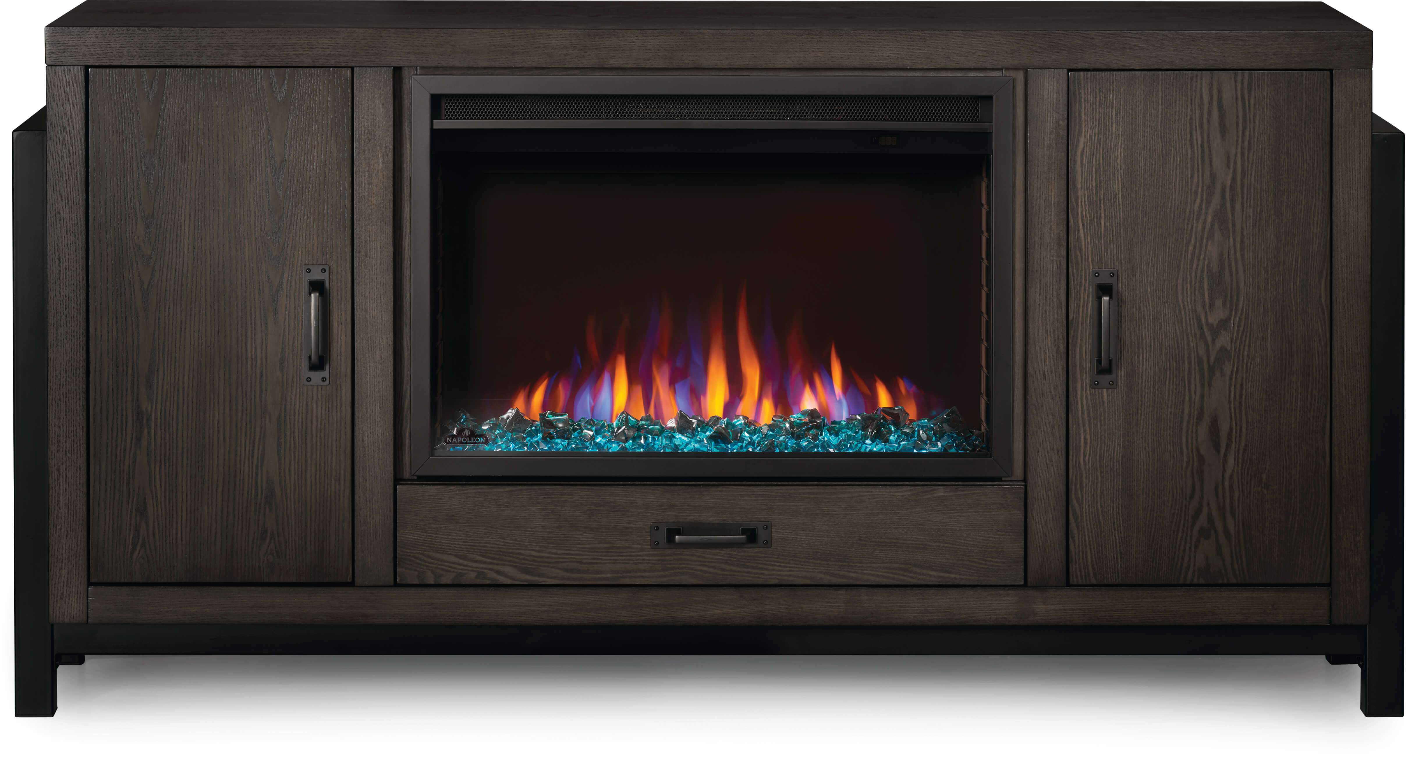 Napoleon Napoleon The Franklin Electric Fireplace Mantel Package NEFP30-3020RK Electric NEFP30-3020RK Electric Fireplace Media Console Package 629169080786