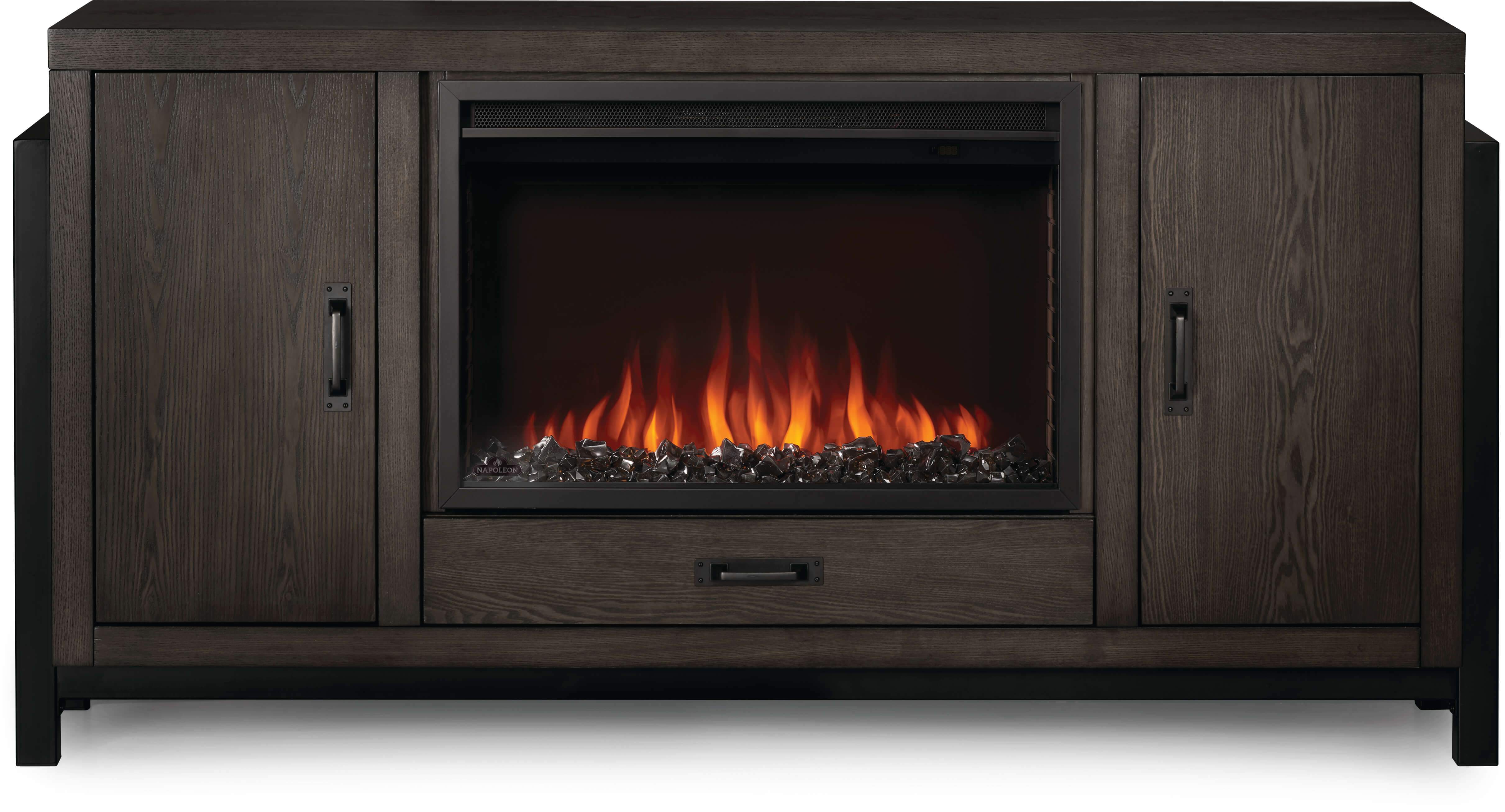 Napoleon Napoleon The Franklin Electric Fireplace Mantel Package NEFP30-3020RK Electric NEFP30-3020RK Electric Fireplace Media Console Package 629169080786