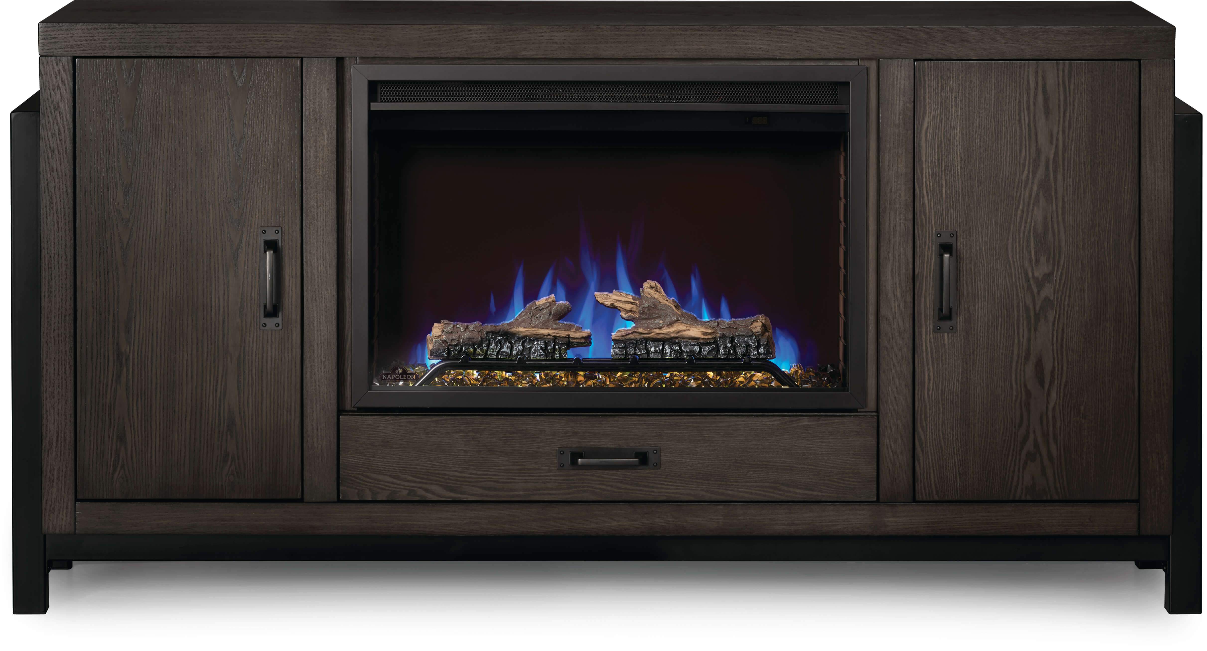 Napoleon Napoleon The Franklin Electric Fireplace Mantel Package NEFP30-3020RK Electric NEFP30-3020RK Electric Fireplace Media Console Package 629169080786