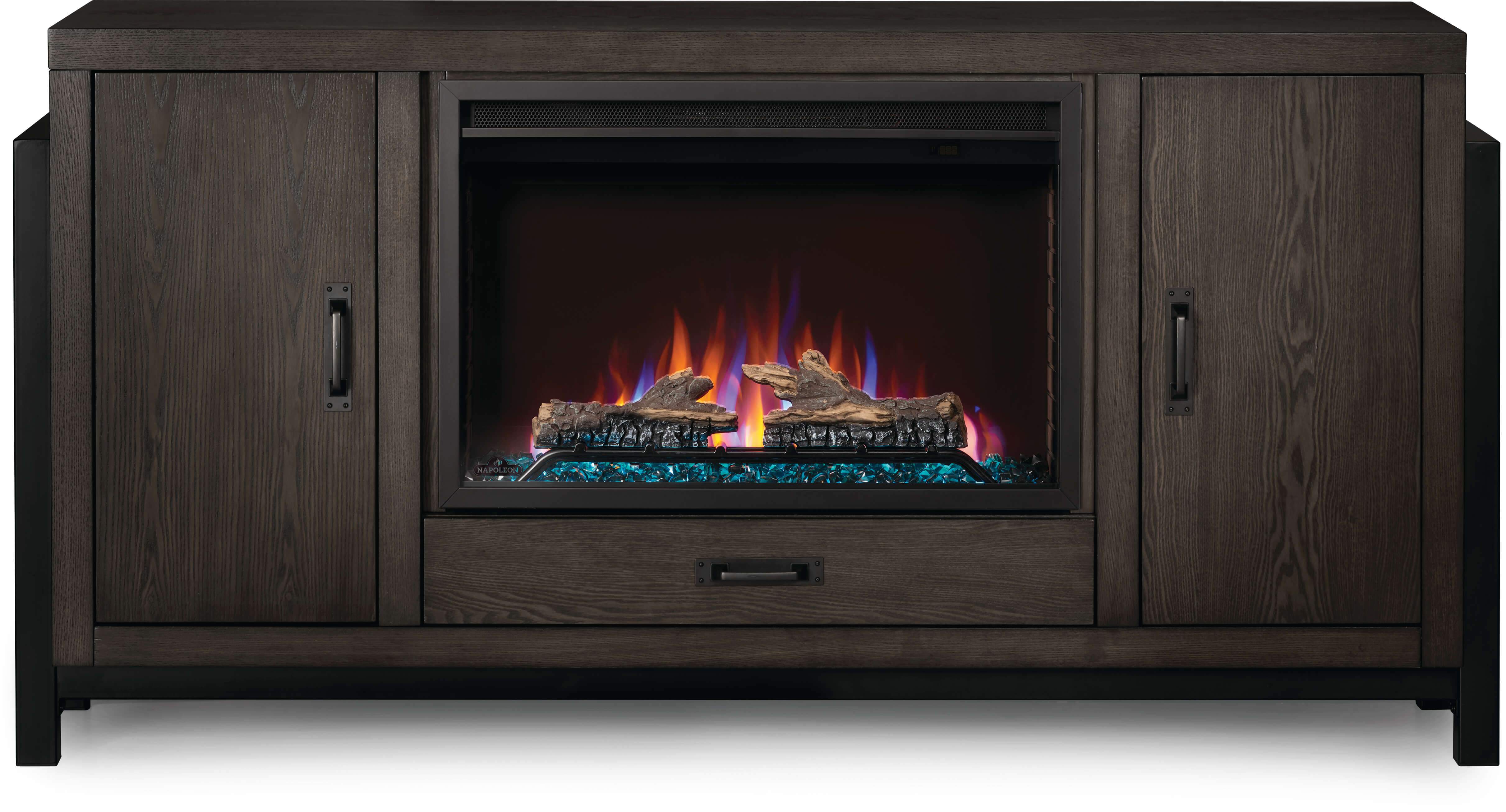 Napoleon Napoleon The Franklin Electric Fireplace Mantel Package NEFP30-3020RK Electric NEFP30-3020RK Electric Fireplace Media Console Package 629169080786