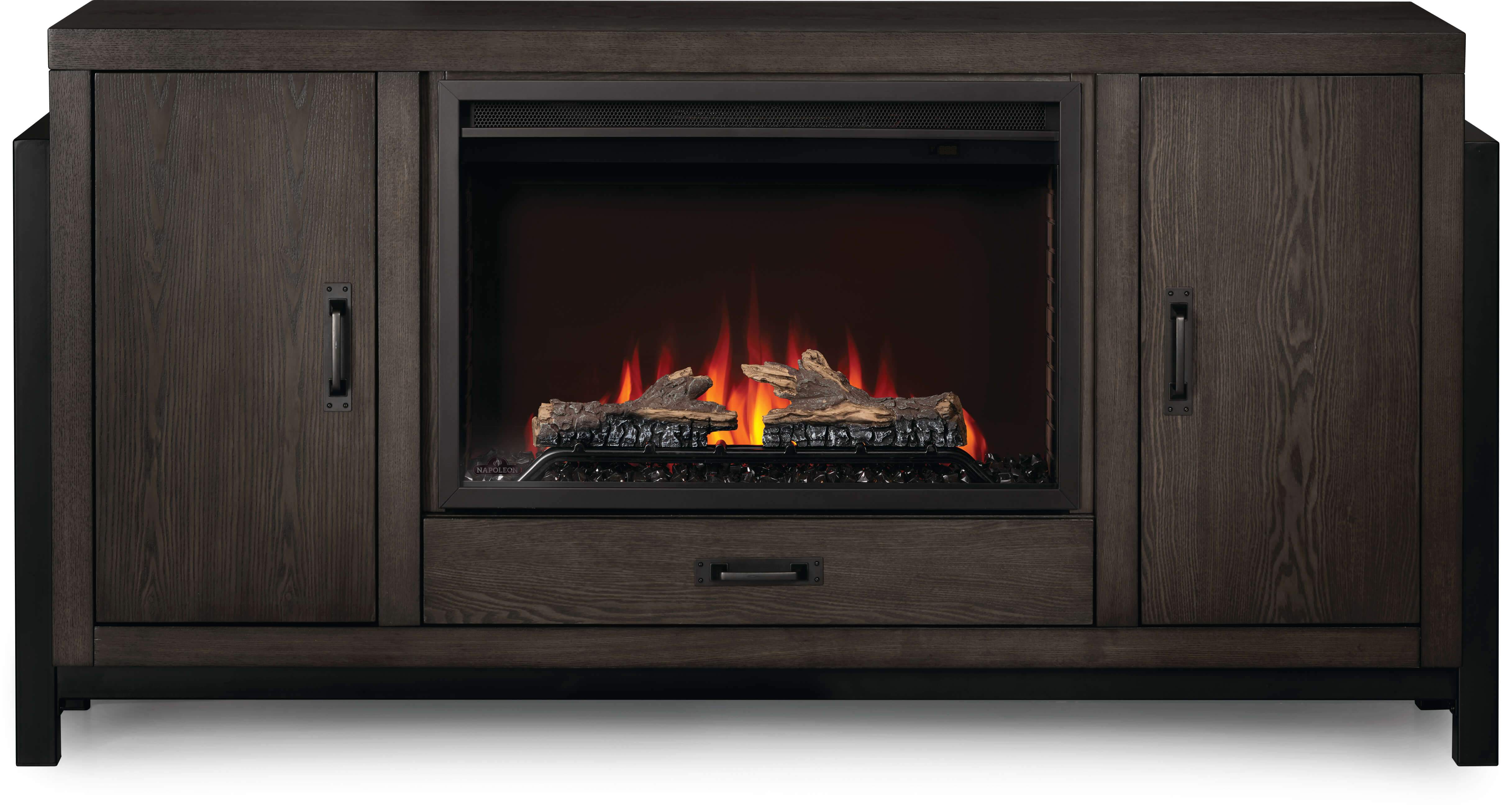 Napoleon Napoleon The Franklin Electric Fireplace Mantel Package NEFP30-3020RK Electric NEFP30-3020RK Electric Fireplace Media Console Package 629169080786