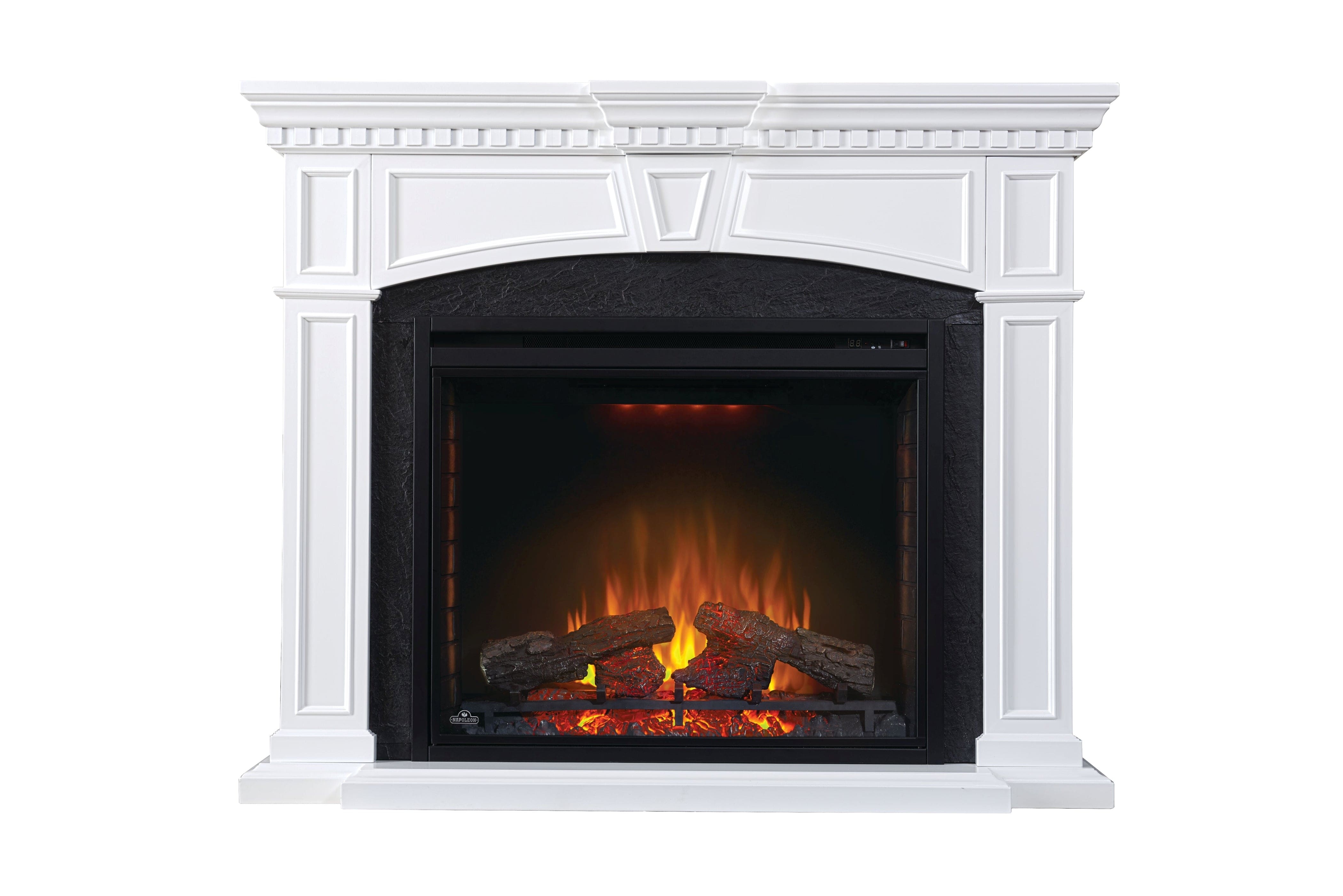 Napoleon Napoleon The Taylor Electric Fireplace Mantel Package NEFP33-0214W Electric NEFP33-0214W Electric Fireplace Mantel Package 629169048021