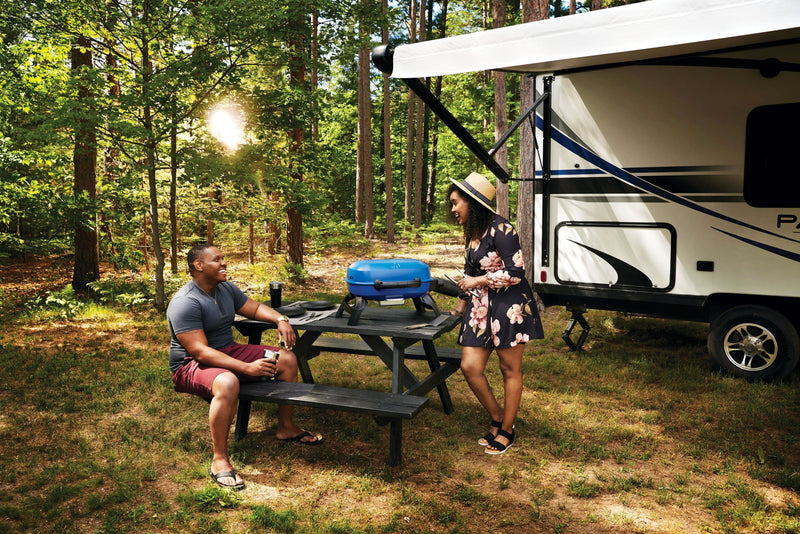 Napoleon Napoleon TravelQ 240 Portable Propane BBQ TQ240-BL Blue / Propane TQ240-BL Portable Gas Grill 629162140401