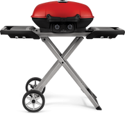 Napoleon Napoleon TravelQ 285X (Red) Portable Propane BBQ with Scissor Cart & Griddle TQ285X-RD-1-A Propane / Red TQ285X-RD-1-A Portable Gas Grill 629162133939
