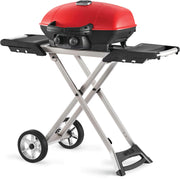 Napoleon Napoleon TravelQ 285X (Red) Portable Propane BBQ with Scissor Cart & Griddle TQ285X-RD-1-A Propane / Red TQ285X-RD-1-A Portable Gas Grill 629162133939