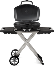 Napoleon Napoleon TravelQ 285X (Red) Portable Propane BBQ with Scissor Cart & Griddle TQ285X-RD-1-A Propane / Red TQ285X-RD-1-A Portable Gas Grill 629162133939