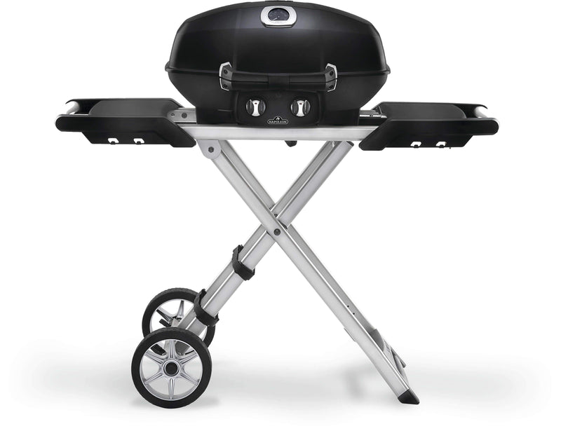 Napoleon Napoleon TravelQ PRO 285X (Black) Portable Propane BBQ with Scissor Cart PRO285X-BK Propane / Black PRO285X-BK Portable Gas Grill 629162128072
