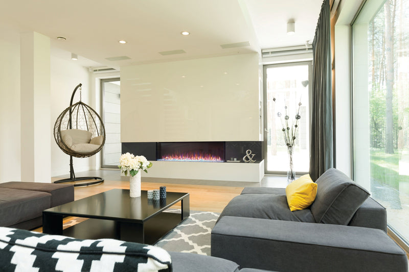 Napoleon Napoleon TRIVISTA Primis 60" Three-Sided Built-In Electric Fireplace NEFB60H-3SV Canada Electric NEFB60H-3SV Built-In Electric Fireplace 629169072637
