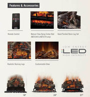 Napoleon Napoleon Woodland 27" Electric Log Set NEFI27H Canada Electric NEFI27H Electric Log Insert 629169054800