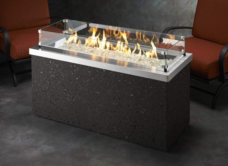 National Energy Equipment TOG Wind Screen Glass 15.5 x 44.5 (Key Largo) GLASSGUARD-1242 GLASSGUARD-1242 Accessory Firepit