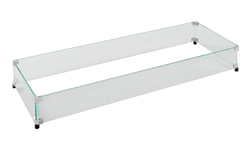 National Energy Equipment TOG Wind Screen Glass 15.5 x 44.5 (Key Largo) GLASSGUARD-1242 GLASSGUARD-1242 Accessory Firepit