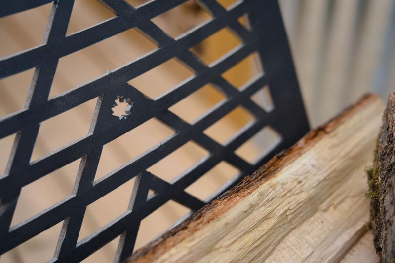 Oven Brothers Oven Brothers Firewood Storage Rack  - Carbon Steel OBFSR Accessory Outdoor Fireplace 628678792159