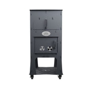 Oven Brothers Oven Brothers "Original BRO" Outdoor Wood Fired Cooking & Pizza Oven OB1001 Wood / Black OB1001 Freestanding Pizza Oven 628678792005