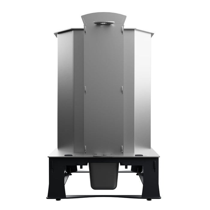 Oven Brothers Oven Brothers The Original Joint Rotisserie Standalone Wood / Stainless Steel OBRS Countertop Charcoal Grill 628678792197