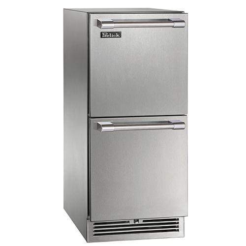 Perlick Perlick 15" Outdoor Refrigerator Drawers / Stainless Steel Solid Door / No HP15RO-4-5 Refrigerators