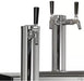 Perlick Perlick 24" C Series Indoor Beer Dispenser Dual Tap With Stainless Steel Solid D HC24TB-4-1R-2 HC24TB-4-1R-2 Beverage Dispensers