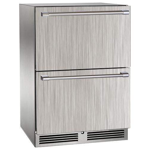 Perlick Perlick 24" Indoor Signature Series Dual Zone Freezer/Refrigerator Drawers Panel-Ready Solid Doors / No HP24ZS-4-6 Refrigerator/Freezer Drawers