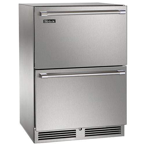 Perlick Perlick 24" Outdoor Signature Series Dual Zone Freezer/Refrigerator Drawers Refrigerator/Freezer Drawers