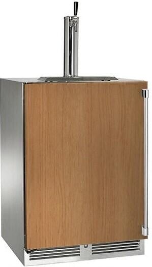 Perlick Perlick 24" Signature Series Indoor Beer Dispenser Single Tap / Hinge Left - Panel-Ready Solid Door / No HP24TS-4-2L-1 Refrigerators