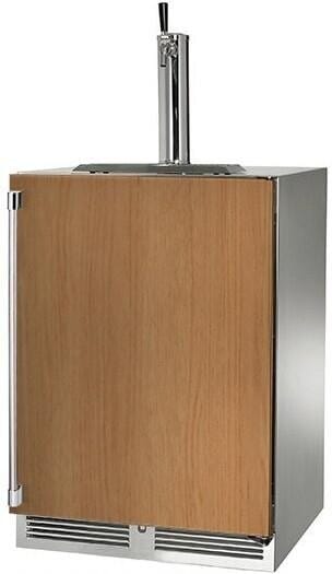 Perlick Perlick 24" Signature Series Indoor Beer Dispenser Single Tap / Hinge Right - Panel-Ready Solid Door / No HP24TS-4-2R-1 Refrigerators