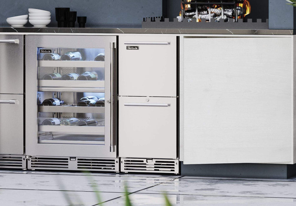 Perlick Perlick Outdoor Refrigerator - Stainless Steel Drawers HP15RO-3-5 Outdoor Kitchen Refrigeration