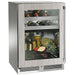 Perlick Perlick Signature Series Marine Grade Dual Zone Refrigerator/wine Reserve Left / Panel-Ready Glass Door / No HP24CM-4-4L Refrigerators