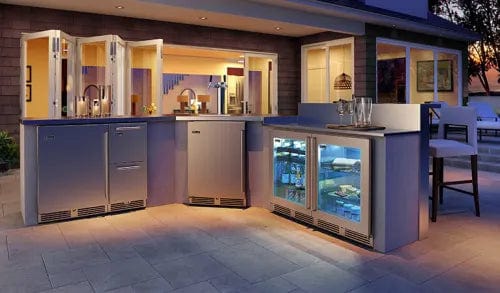 Perlick Perlick Signature Series Shallow Depth 18" Depth Outdoor Refrigerator With Fully HH24RO-4-2L HH24RO-4-2L Refrigerators