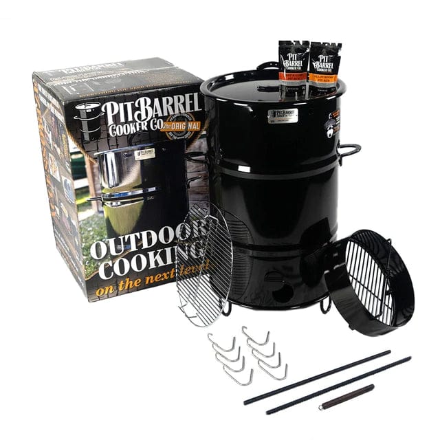 Pit Barrel Pit Barrel Cooker Classic 18.5" Std Package PBC1001 Charcoal / Black PBC1001 Freestanding Charcoal Smoker 857212003028