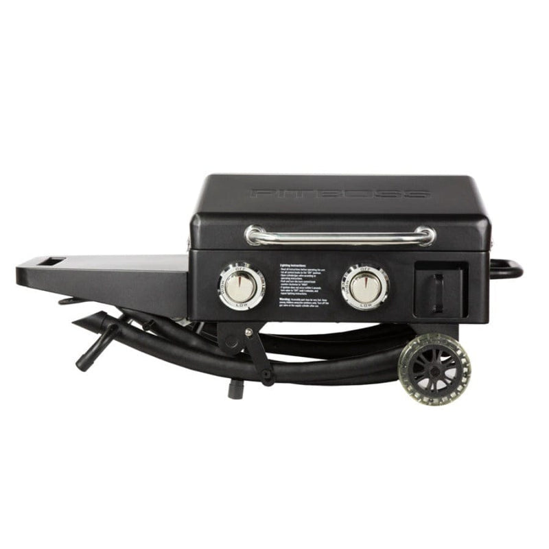 Pit Boss Grills Pit Boss Sportsman Portable 2-Burner Griddle w/ Legs 10732 Propane / Black 10732 Freestanding Gas Griddle 684678107324