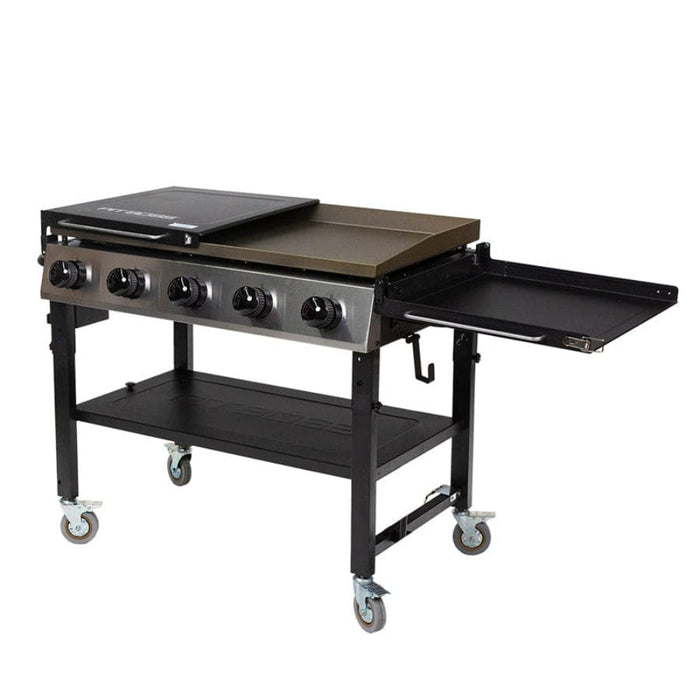 Pit Boss Grills Pit Boss Standard 5-Burner Griddle 10819 Propane / Black 10819 Freestanding Gas Griddle 684678108192