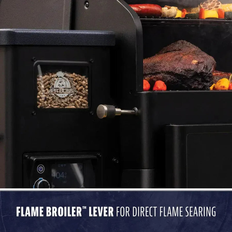 Pit Boss Pit Boss Navigator 1300 Connected Wood Pellet Grill Pellet / Black 11112 Freestanding Pellet Grill 684678111123