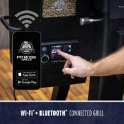 Pit Boss Pit Boss Navigator 1300 Connected Wood Pellet Grill Pellet / Black 11112 Freestanding Pellet Grill 684678111123