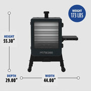 Pit Boss Pit Boss Navigator 6-Series Vertical Pellet Smoker Pellet / Black DA-11115 Freestanding Pellet Grill 684678111154