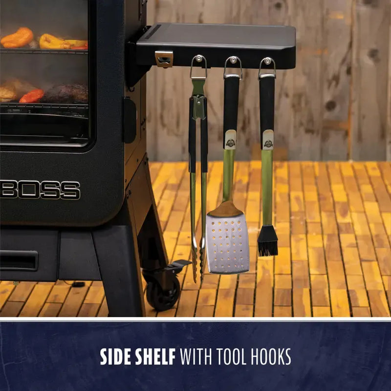 Pit Boss Pit Boss Navigator 6-Series Vertical Pellet Smoker Pellet / Black DA-11115 Freestanding Pellet Grill 684678111154