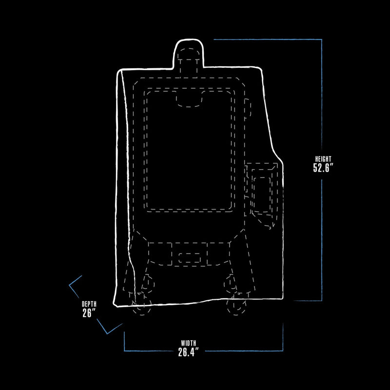 Pit Boss Pit Boss Navigator 6-Series Vertical Smoker Cover 41190 Accessory Cover Charcoal & Smoker 684678411902