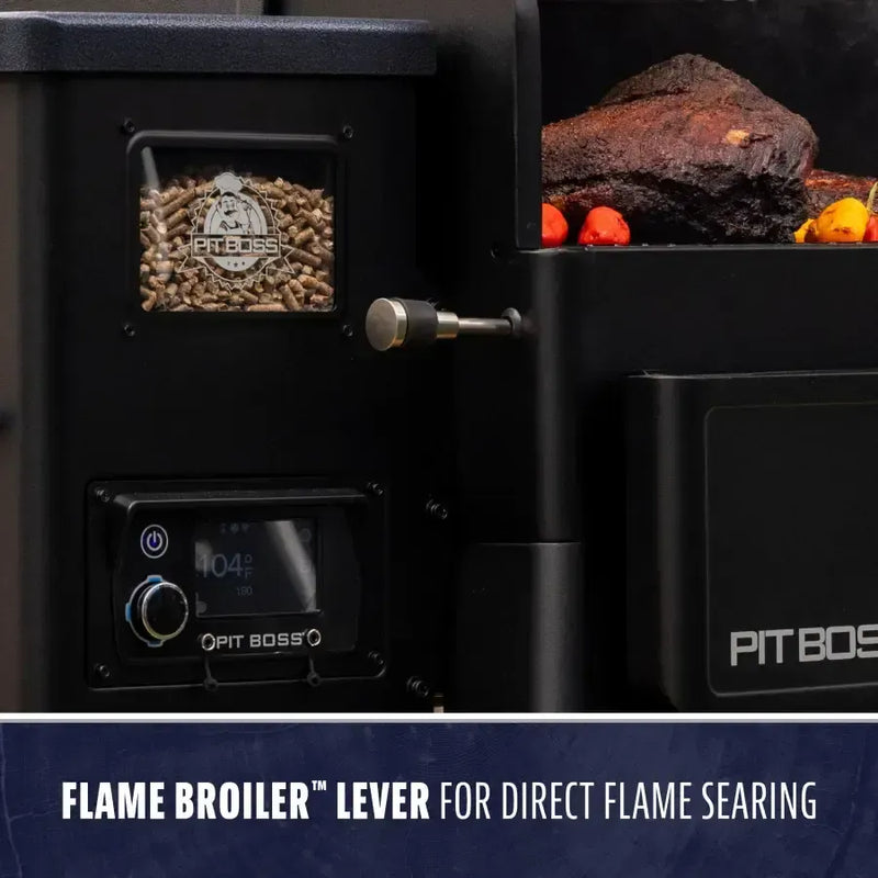 Pit Boss Pit Boss Navigator 850 Connected Wood Pellet Grill Pellet / Black 11111 Freestanding Pellet Grill 684678111116