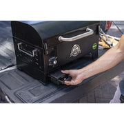 Pit Boss Pit Boss Portable Battery Powered Wood Pellet Grill with Cover Wood Pellet / Black 10798 Portable Pellet Grill 684678107980