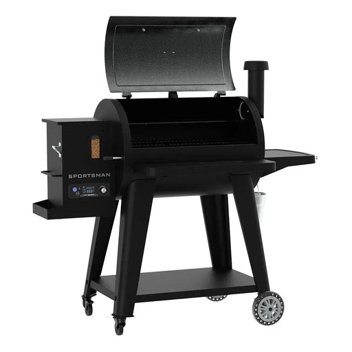 Pit Boss Pit Boss Sportsman Series 850 Wood Pellet Grill With Wi-Fi Pellet / Black 11106 Freestanding Pellet Grill 684678111062