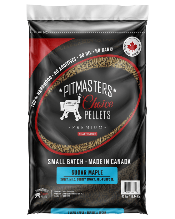 Pitmasters Choice Pellets Pitmasters Choice Pellets Sugar Maple 40lbs 62798736871 62798736871 Accessory Smoker Wood Chip & Chunk