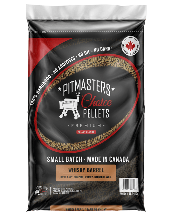 Pitmasters Choice Pellets Pitmasters Choice Pellets Whiskey Barrel 40lbs PCP-WHISKB  PCP-WHISKB Accessory Smoker Wood Chip & Chunk