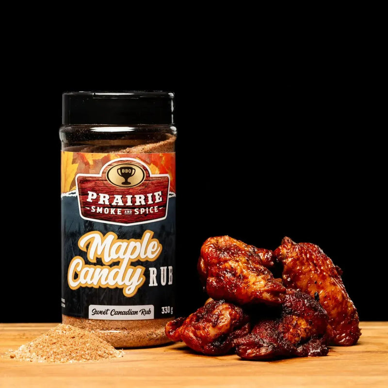 Prairie Smoke & Spice Prairie Smoke & Spice Maple Candy Rub (330g) SB00051 Sauce & Rub 628451472230