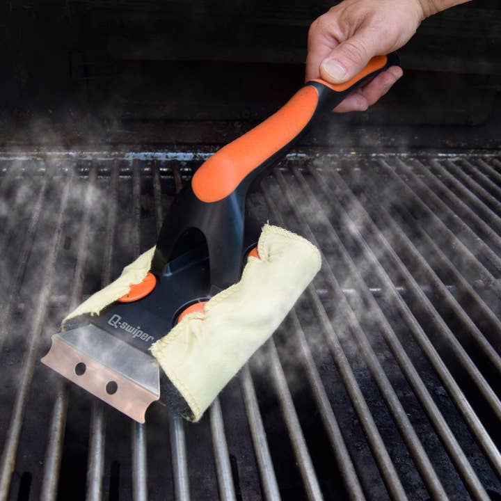 Proud Grill Proud Grill Q-Swiper XL Steam Clean Grill Cleaner Kit (3pc) 1022P Accessory Cleaning Brush