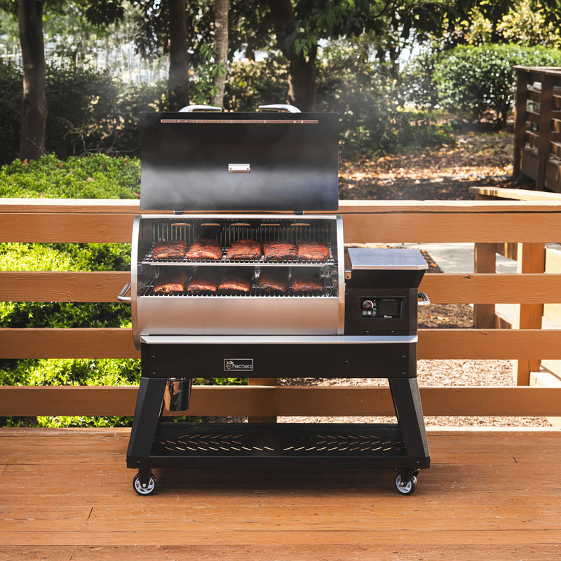 Recteq recteq Backyard Beast 1200 Wood Pellet Grill Pellet / Stainless Steel RT-1200BB Freestanding Pellet Grill 810179690229