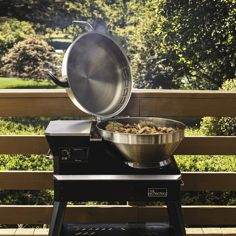 Recteq recteq Bullseye Deluxe 380BD Wood Pellet Grill Pellet / Black RT-380BD Freestanding Pellet Grill 810179691981
