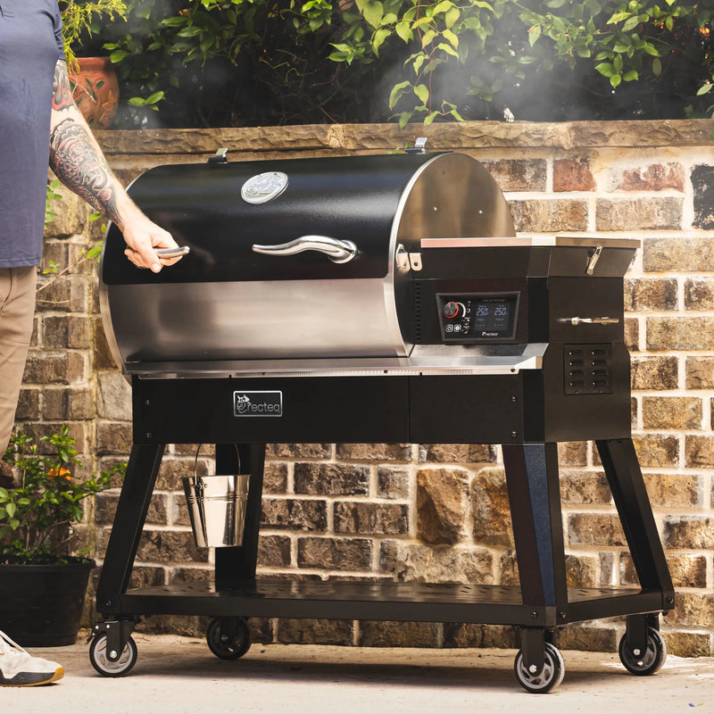Recteq Recteq Deck Boss 900 Wood Pellet Grill Pellet / Stainless Steel RT-900DB Freestanding Pellet Grill 810179692353