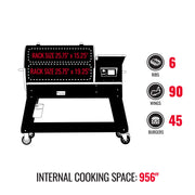Recteq Recteq Deck Boss 900 Wood Pellet Grill Pellet / Stainless Steel RT-900DB Freestanding Pellet Grill 810179692353