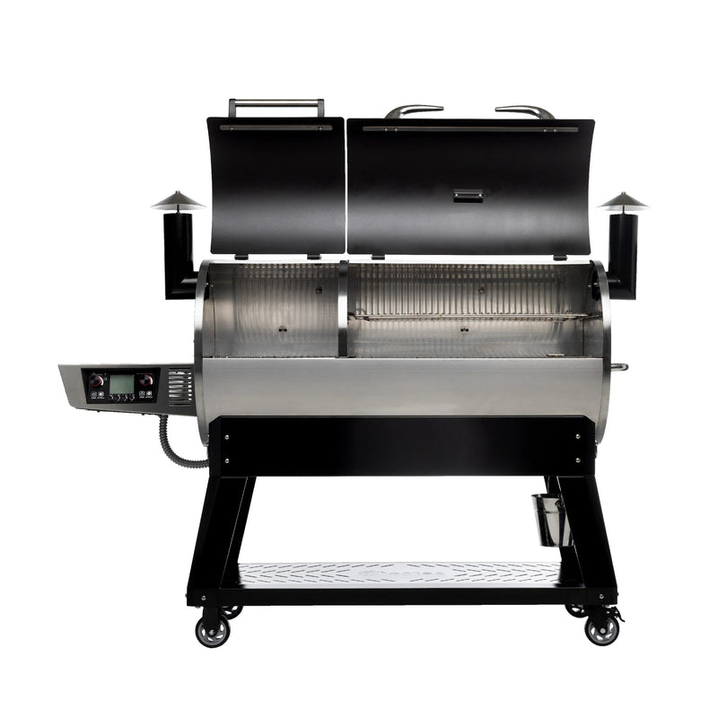 Recteq Recteq DualFire 1200 Wood Pellet Grill Pellet / Stainless Steel RT-1200DF Freestanding Pellet Grill 810021996165